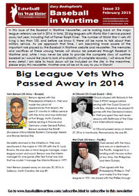 Baseball in Wartime Newsletter #33