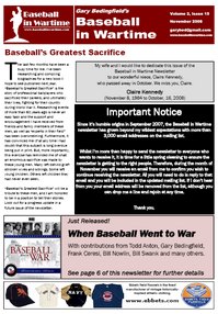 Baseball in Wartime No 15