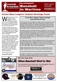 Baseball in Wartime Newsletter No 17