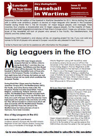 Baseball in Wartime Newsletter #32