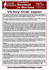 Baseball in Wartime Newsletter No 38