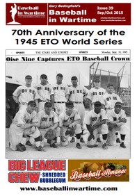 Baseball in Wartime Newsletter No 39