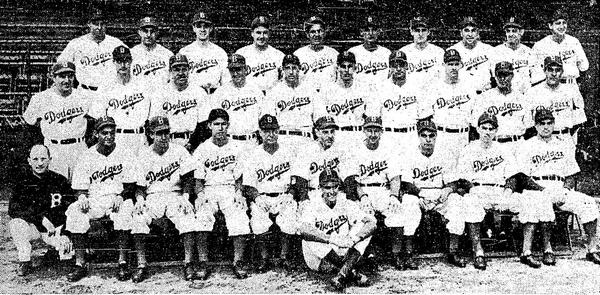 1947 BROOKLYN DODGERS TEAM PHOTOGRAPH