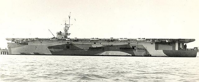 The escort carrier USS Kadashan Bay (CVE-76)